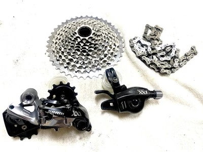 SRAM XX1 11 Speed XD 10-42T Cassette Black Edition - 4 Pieces - Image 1 of 4
