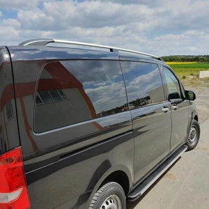 Roof Rack Side Rail Bar Gray For MERCEDES VITO/VIANO SHORT 2003-Up - Picture 1 of 3
