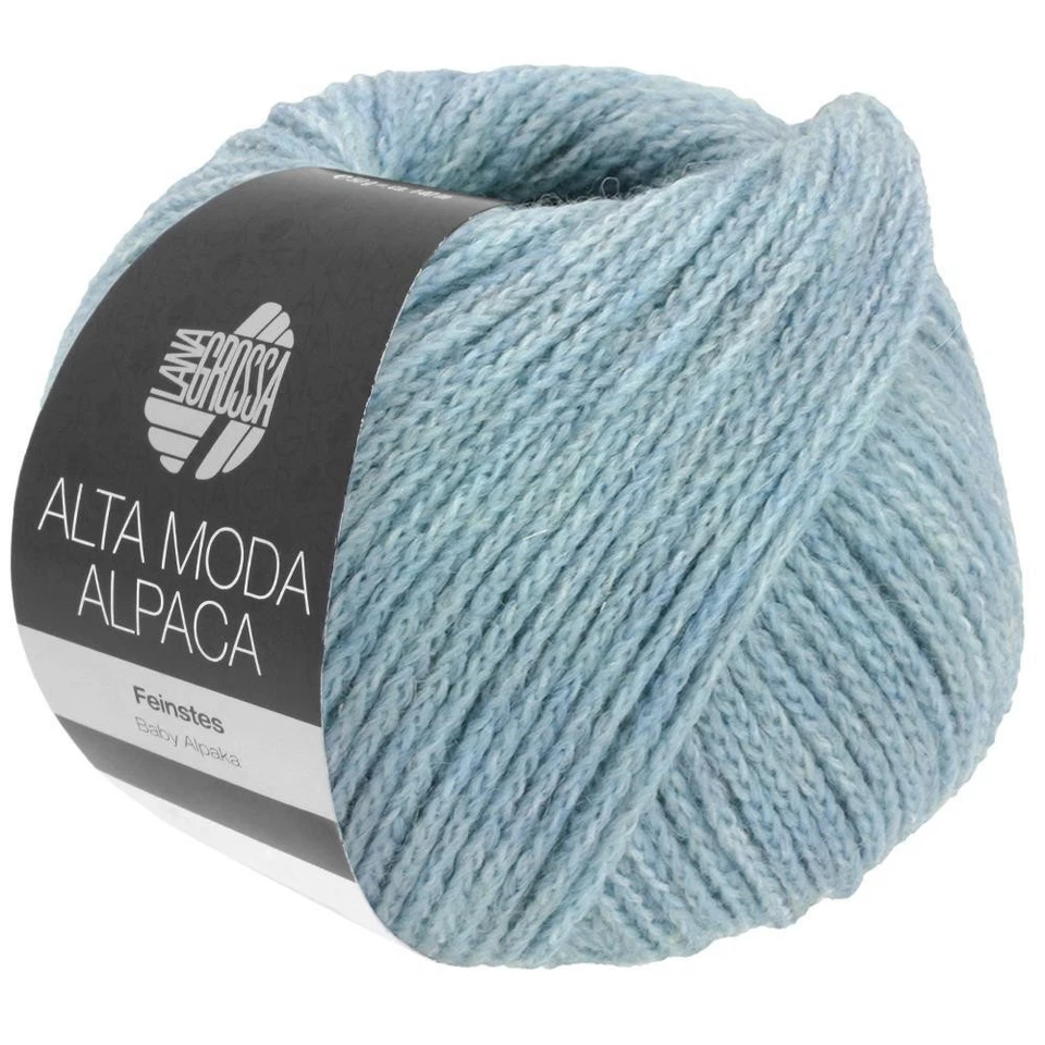 Wolle Kreativ! Lana Grossa - Alta Moda Alpaca - Fb. 81 helles jeansblau 50 g - Bild 1 von 1