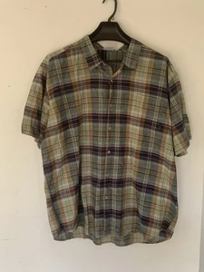 Neu mit Etikett Columbia Under Exposure YD kurzärmliges kariertes Herrenhemd 3X - Bild 1 von 9