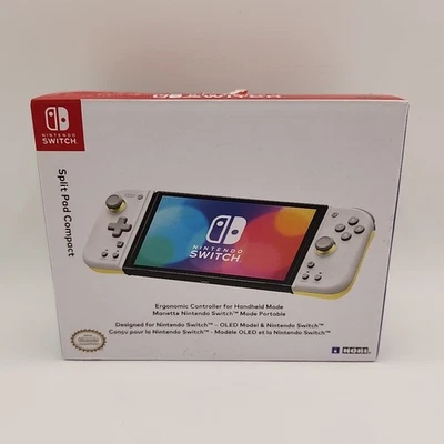 Hori Split Pad Compact Wireless Controlle | Nintendo Switch | Light Gray/Yellow - Image 1 of 4