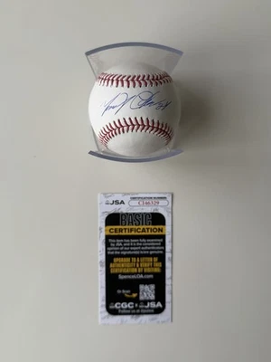 Miguel Cabrera Detroit Tigers Autographed Baseball Star JSA COA  - Image 1 of 2