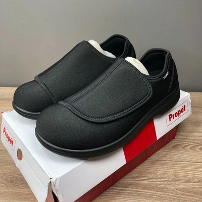 Propet Cush 'N Foot Scuff Men's Black Casual Slippers Size 10.5 5E - M0202-B NEW - Image 1 of 4