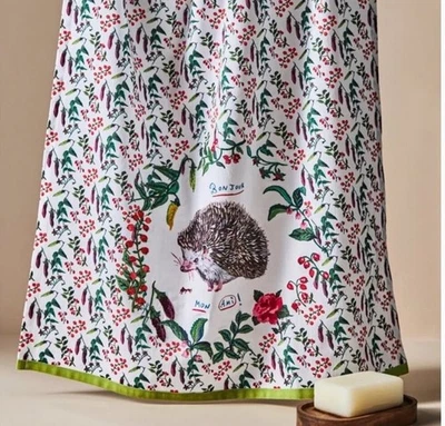 NWT Anthropologie Hedgehog Embellished Cotton Dishtowel - Image 1 of 4