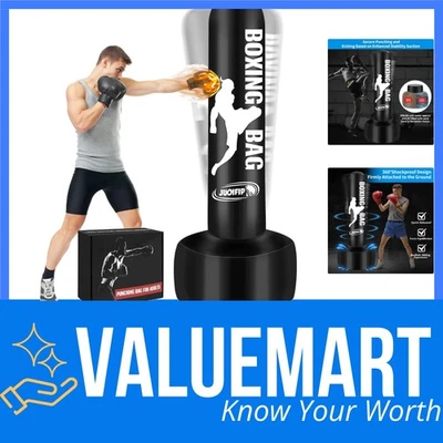 Aufblasbarer Boxsack 180cm Stehend Erwachsene Kickboxsäcke MMA Muay Thai Fitness - Bild 1 von 4