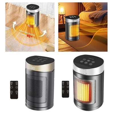 Riscaldatore compatto con display a LED, piccolo riscaldatore da scrivania - Immagine 1 di 2