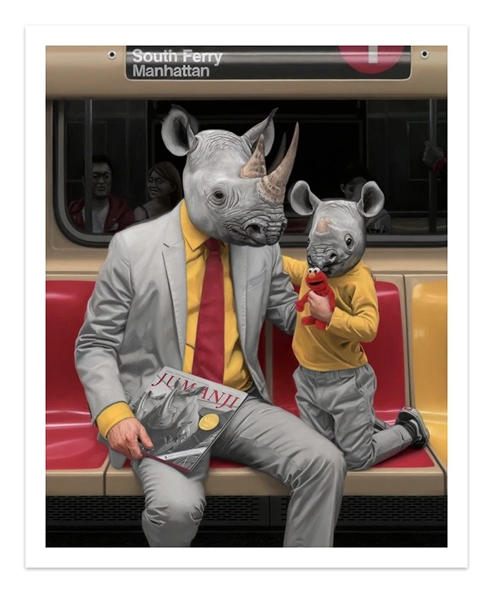Matthew Grabelsky - South Ferry - sold out contemporary fine art print - signed! - Image 1 of 1
