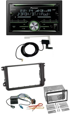 Pioneer CD USB MP3 Bluetooth 2DIN DAB Autoradio für VW Sharan ab 10 Tiguan ab 07 - Bild 1 von 4