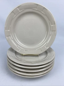 Longaberger Woven Traditions Ivory  7"  Bread Plates (set of 6) - Picture 1 of 8
