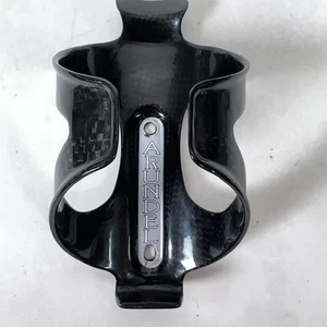 Arundel Dave-O Trinkflaschenhalter in 3K Weave Kohlefaser mit silbernem Logo 28g - Bild 1 von 7