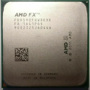 AMD FX-Series FX 9590 FD9590FHW8KHK 4.7GHz Eight-Core Socket AM3+ CPU Processor - Picture 1 of 4