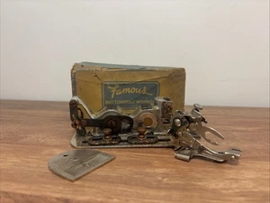 Vintage Famous Buttonhole Worker With Box And Manual - Picture 1 of 13