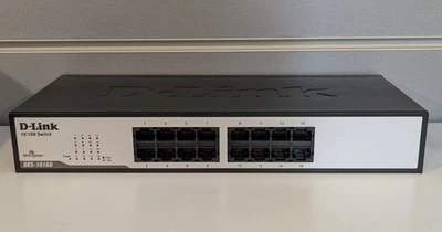 D-LINK DES-1016D 16-PORT ETHERNET UNMANAGED SWITCH - Image 1 of 4