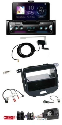 Pioneer DAB Bluetooth Lenkrad USB Autoradio für Hyundai i10 09-13 schwarz Rubber - Bild 1 von 4