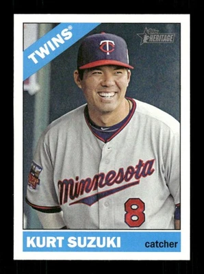 2015 Topps Heritage Twins 240 Kurt Suzuki BXCP51 - Image 1 of 2