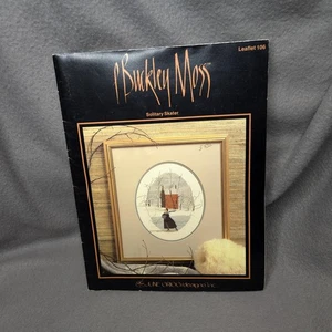 Folleto vintage de patrón de punto de cruz de patinador solitario P. Buckley Moss 106 1984 - Imagen 1 de 6