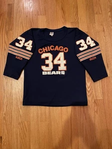 Maglia vintage Chicago Bears Walter Payton NFL GIOVENTÙ media 10-12 HUTCH - Foto 1 di 10