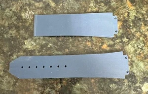 OEM Original Hublot Chronograph Titanium Blue 45mm blue lined rubber strap. - Picture 1 of 3