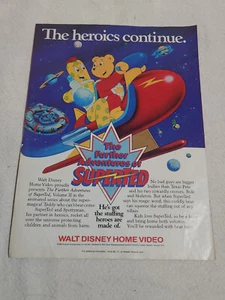 The Further Adventures of SUPERTED 1985 impresión original AD - Imagen 1 de 1