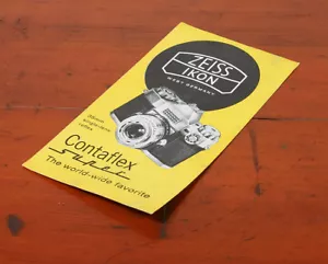 FOLLETO DE SUPER VENTAS ZEISS CONTAFLEX/141321 - Imagen 1 de 1