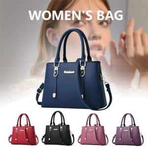 Fashion Women Lady Leather Handbags Shoulder Messenger Bag Tote Purse Satchel - Picture 1 of 21