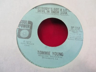 NORTHERN/DEEP SOUL TOMMIE YOUNG EVERYBODY'S GOT A LITTLE DEVIL IN THEIR SOUL   - Image 1 of 2