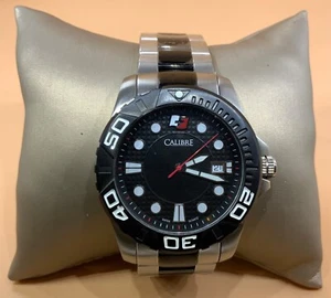 Calibre Men's SC-5A1-04-007 Akron Quartz Two Tone Stainless Steel Luminous Watch - Picture 1 of 9