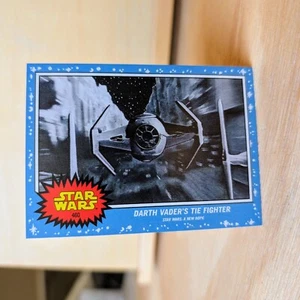 Darth Vader's Tie Fighter #460 Topps Star Wars Living Set Card A New Hope - Picture 1 of 7