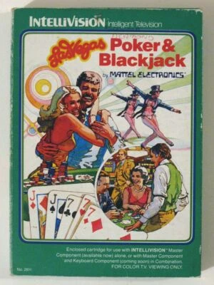 Vintage 1979 INTELLIVISION Las Vegas POKER & BLACKJACK #2611 in Original Box! - Image 1 of 3