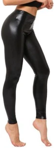 Mädchen Damen glänzend Metallic Print Disco Hose Leggings Damen für Sport, Party - Bild 1 von 36