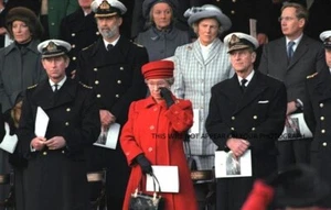 THE ROYAL YACHT BRITANNIA DECOMMISSIONING 1997 - EIGHT PHOTOGRAPHS - Picture 1 of 5