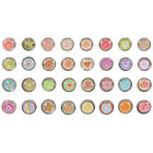 100pcs Colorful Glass Dome Brads for Scrapbooking and Crafts
