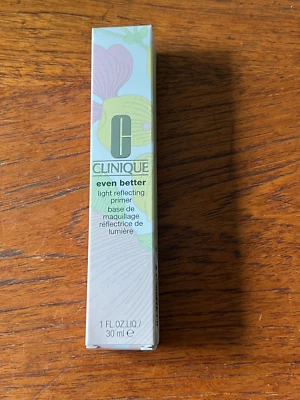 New in Box! Clinique Even Better Light Reflecting Primer  1.0/ 30 ml Full size - Image 1 of 2
