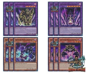 Yugioh! Earthbound Servant Geo Gremlina Kraken Prisoner Ground Keeper Deck casi nuevo - Imagen 1 de 1