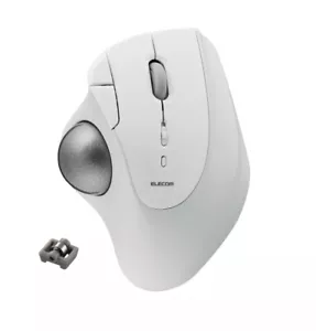 ELECOM Ergonomic Comfort Design Trackball IST Wireless 2.4GHz Connect, Super-... - Picture 1 of 14