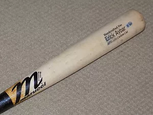 Erick Aybar Maple Marucci gioco usato Bat Atlanta Braves Angels MLB - Foto 1 di 7