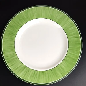 Villeroy & Boch Germany, Flora Grass Dinner Plate White Green, Premium Porcelain - Picture 1 of 5