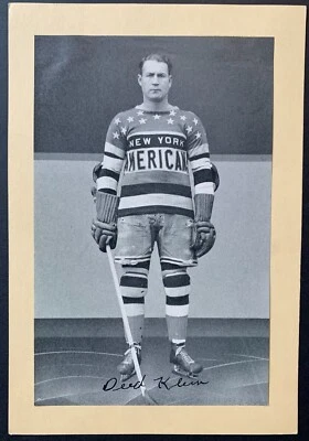 1937-38 Series 1 Beehive New York Americans Deed Klein Photo NHL Hockey - Image 1 of 2