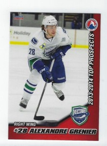 2013-14 AHL Top Prospects #46 Alexandre Grenier (Iserlohn Roosters)