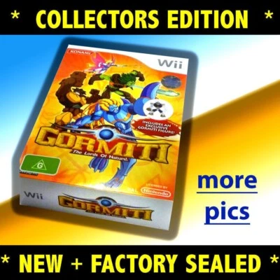 Gormiti Lords of Nature for Nintendo Wii + U New RARE Limited Ed Figurine + game - Image 1 of 4