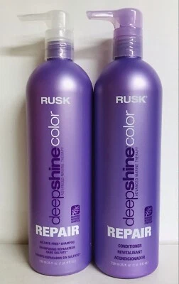 Rusk ~ Deep Shine Color ~ Repair Shampoo & Conditioner 25 fl oz Each - Image 1 of 2