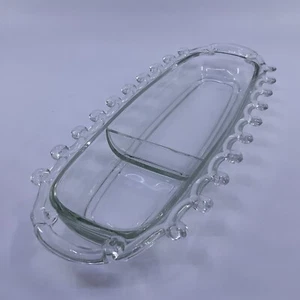 Heisey Lariat klar geteilt Servier/Relish Tablett Muster #1540 - Bild 1 von 8