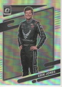 Erik Jones #42 2022 Donruss Racing Silver Holo Optic Card