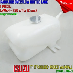 FOR ISUZU HOLDEN RODEO TF TFR TROOPER AMIGO 1993-97 RADIATOR WATER OVERFLOW TANK - Picture 1 of 6