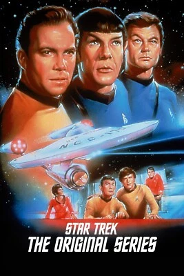 1966 Star Trek Movie Poster 11X17 William Shatner Leonard Nimoy Kirk Spock 🌌🔥