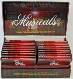 Musical Theatre Soundtrack x20 CDs Cats Chicago Evita Grease Phantom Box Set VGC - Picture 1 of 22