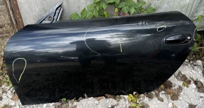 Porsche 911 996 Boxster 986 2001 OEM LH conjunto de puerta del conductor negro Foto 1 de 4