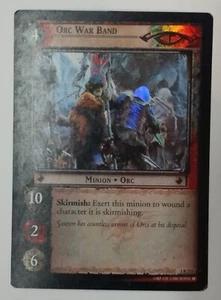 LORD OF THE RINGS LOTR TCG ORC WAR BAND FELLOWSHIP OF THE RING 1R272 FOIL DAMAGE - Picture 1 of 3