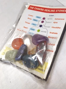 Chakra Healing Stones ~ CRYSTALS 7 Stone Chakra Set Reiki ~ Plus Energising Crys - Picture 1 of 10