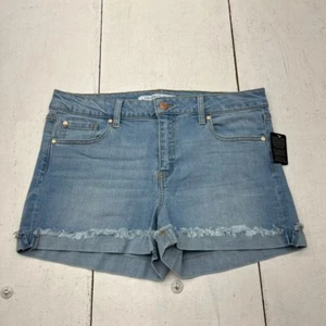 Celebrity Pink Blue Denim Jean Shorts Cuffed Women's Size 11/30 NEW - Picture 1 of 6